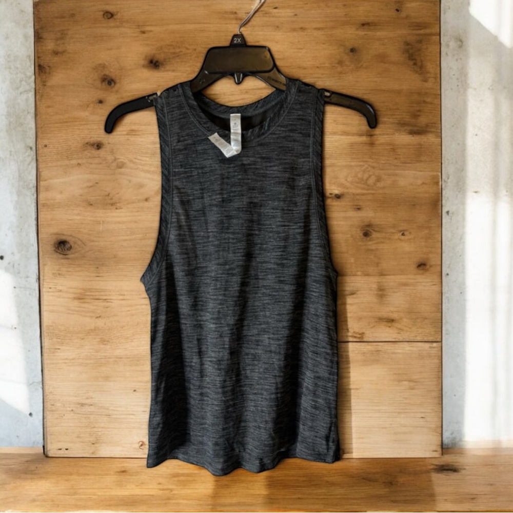 Lululemon Heathered Gray Tank Top Size 4 – Sleeveless Athletic Workout